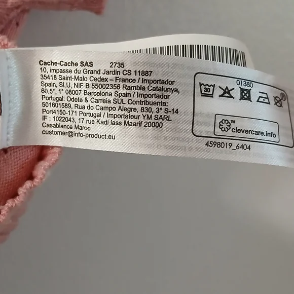 Cache Cache Pink Crop Sweater - Picture 8 of 12